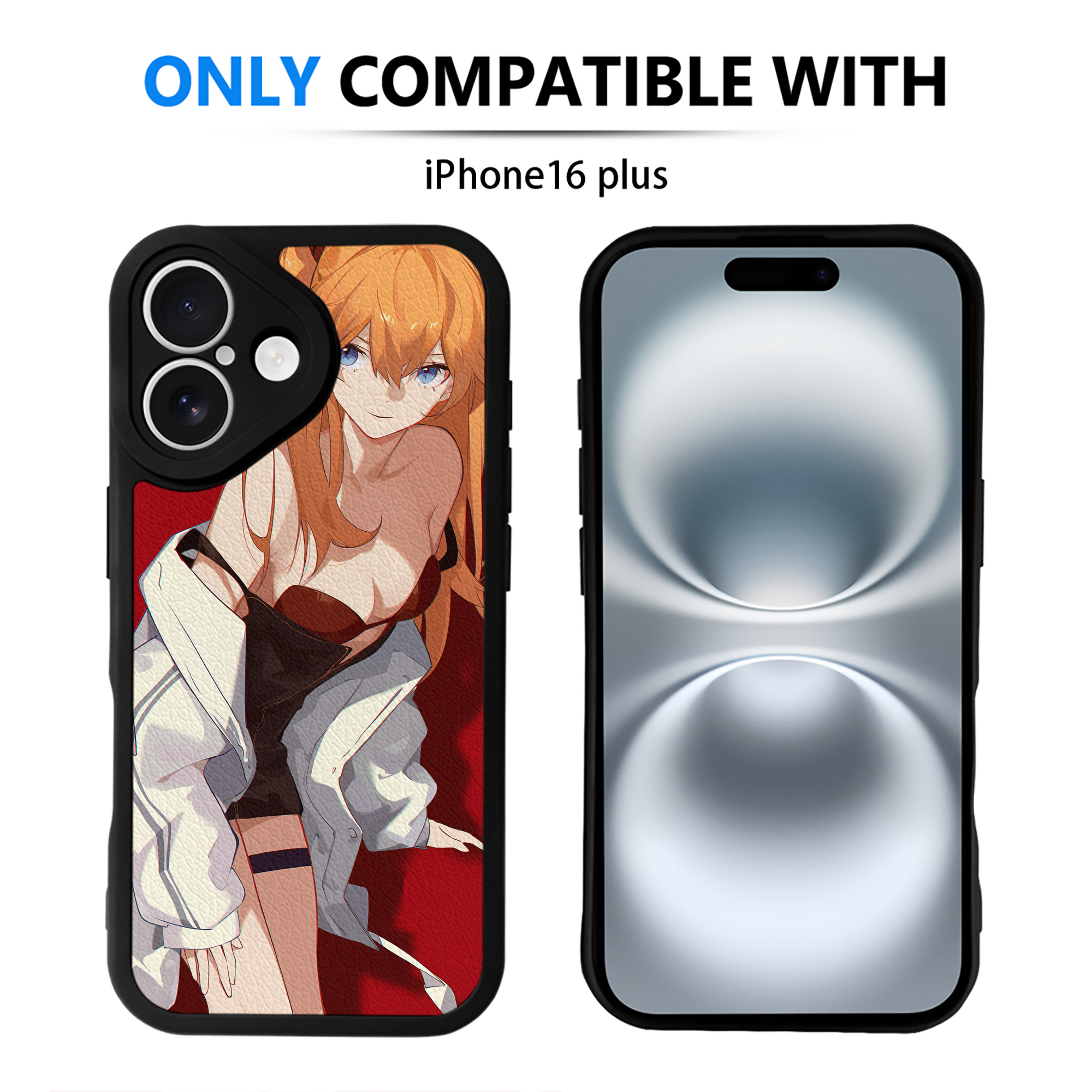 （画像用） EVA 新世紀エヴァンゲリオン 【iPhone 16シリーズ対応】シリコンスマホケース（レザー調） 材質：シリコン